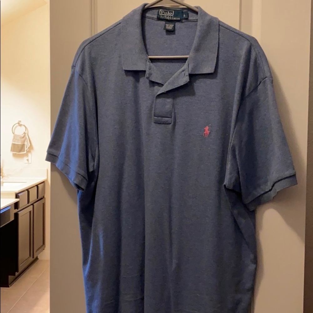 Ralph Lauren polo light blue size large